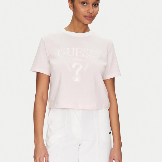 Guess Γυναικεία κοντομάνικη μπλούζα Filanta Crop Tee